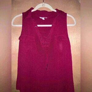 Candie’s Women’s Medium Tie Up Top